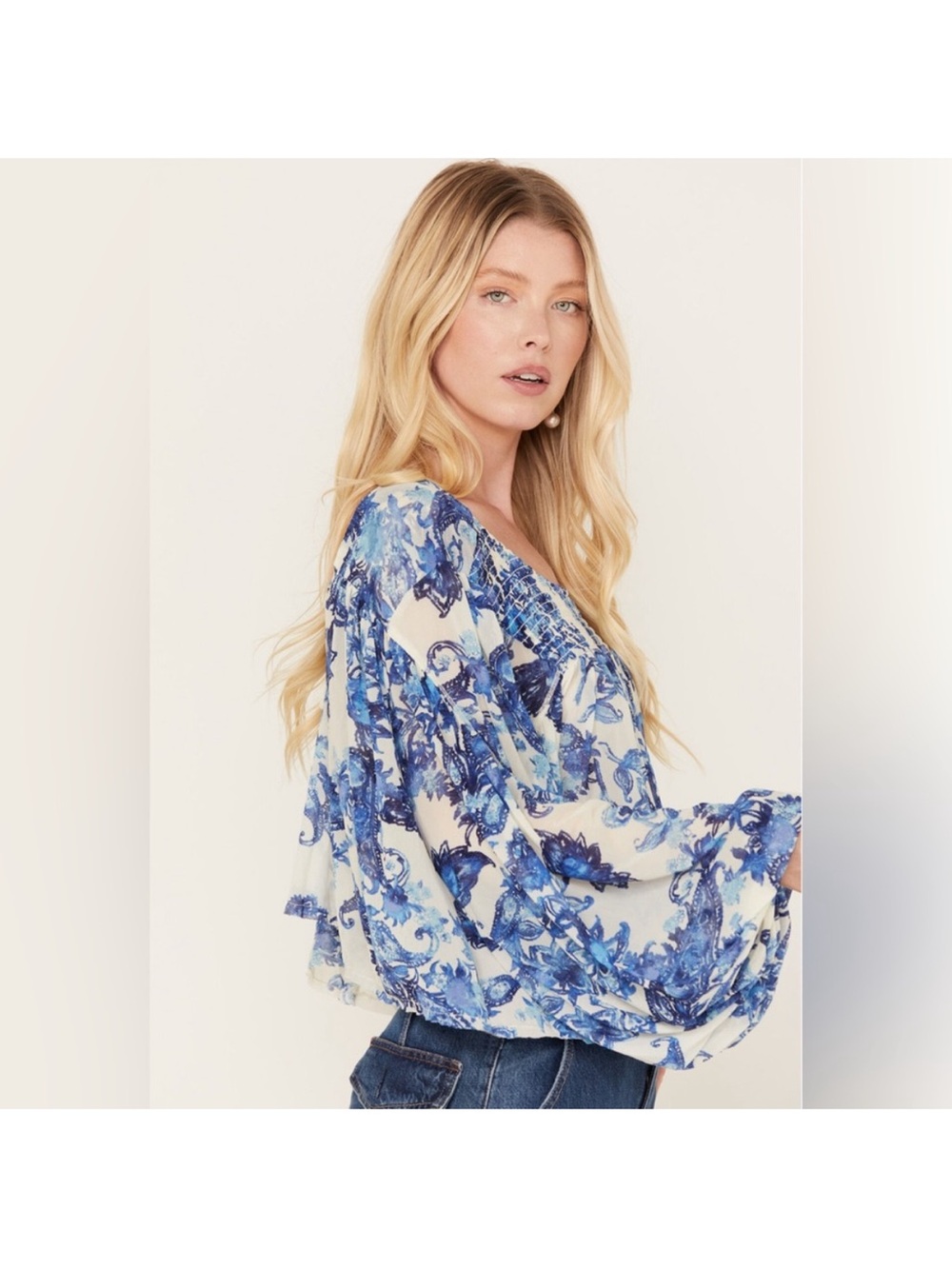 Free People Women's Up For Anything Western Shirt